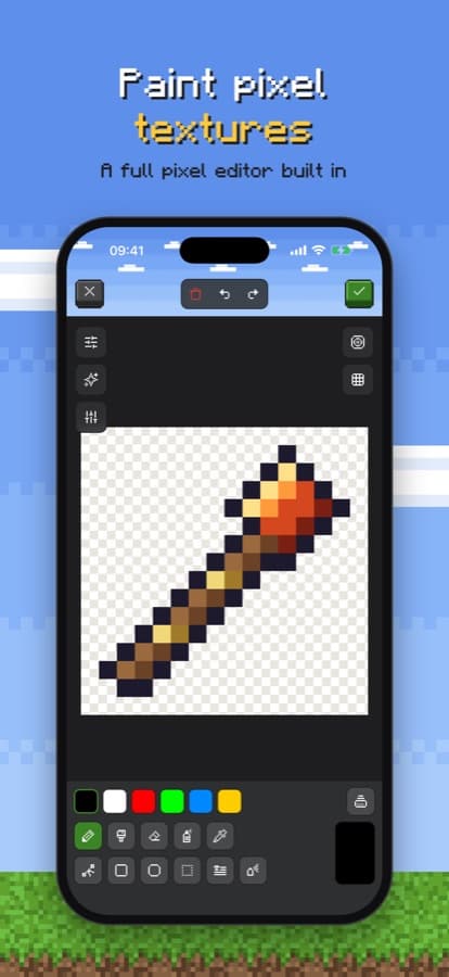 Paint Minecraft textures